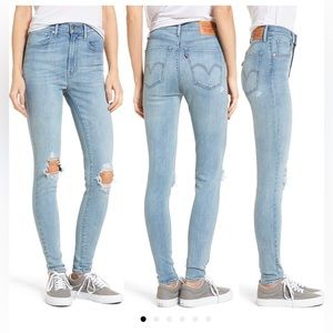 Levi’s Mile High Super Skinny Jean (medium blue) size 26